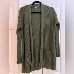Green Cardigan
